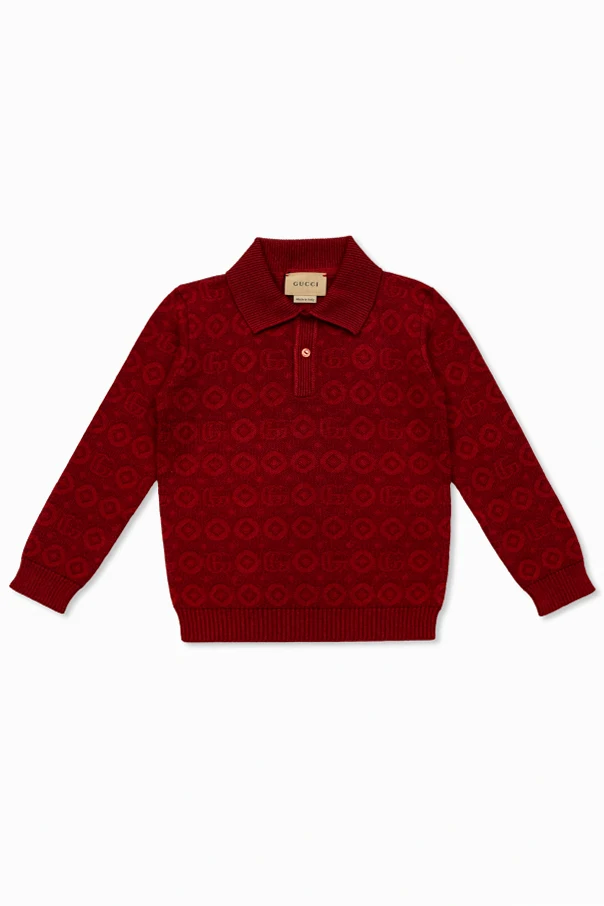 RED Polo Sweater