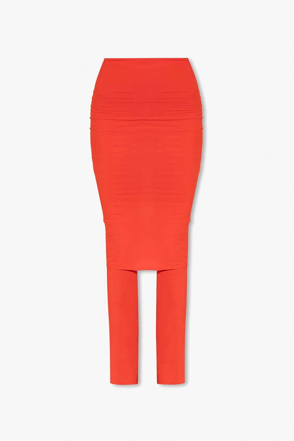 Trousers with skirt