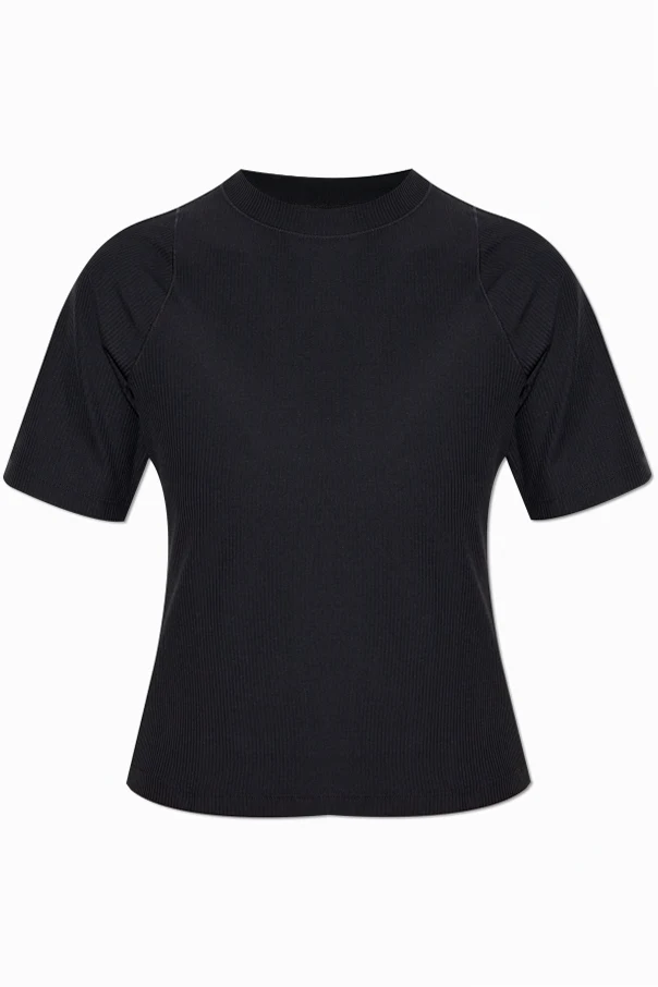 CZARNY Top z logo