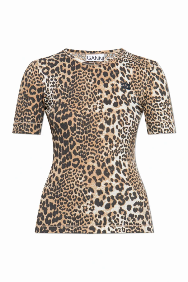 BEIGE T-Shirt mit Tiermotiv