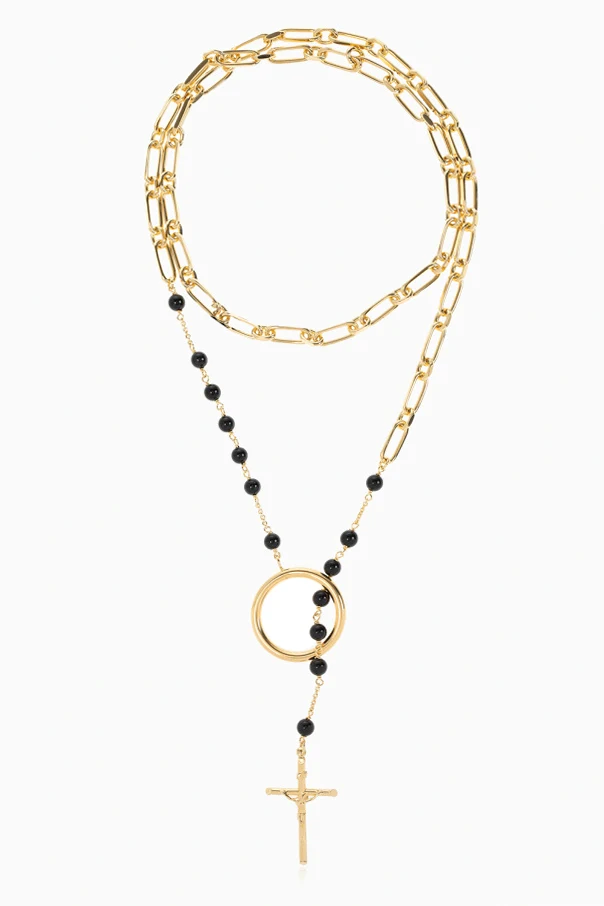 GOLD Rosary necklace