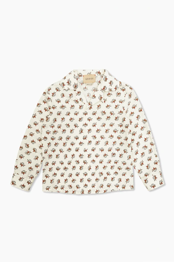 WHITE Patterned shirt