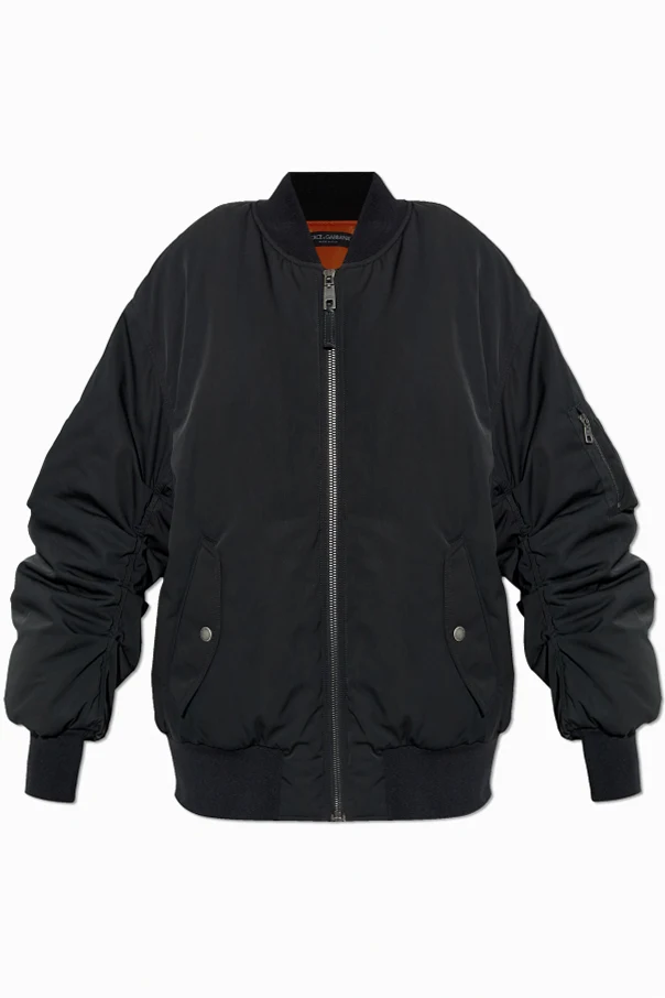 CZARNY Kurtka typu `bomber`