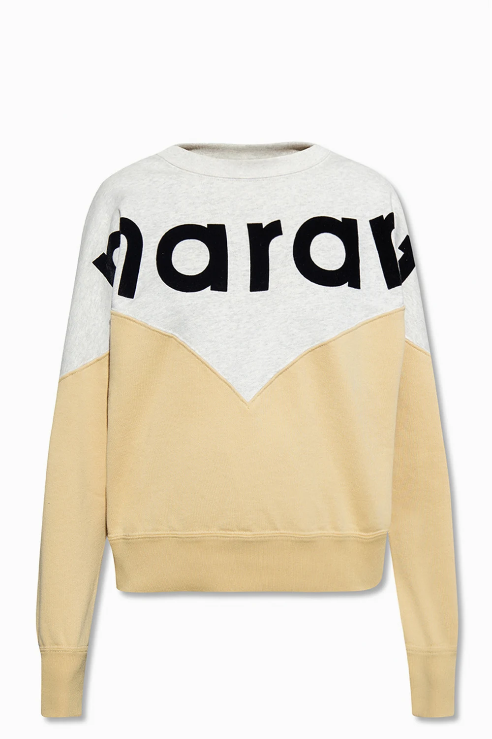 Sweatshirt with velvet logo