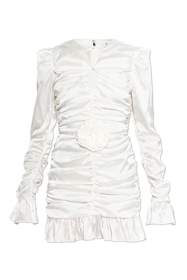 BRAUN Kleid mit dekorativer Drapierung