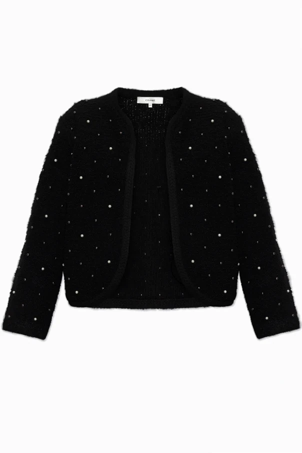 BLACK Wool cardigan