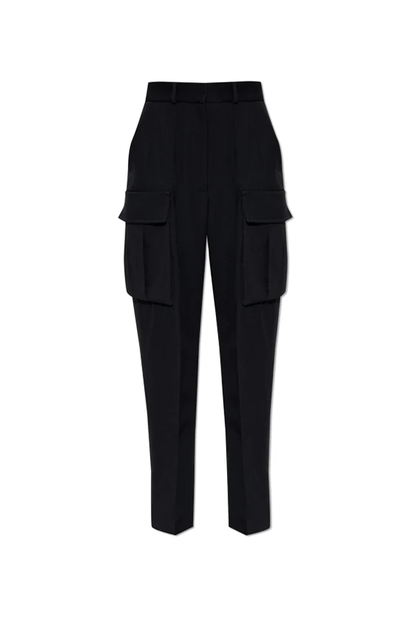 BLACK Wool trousers