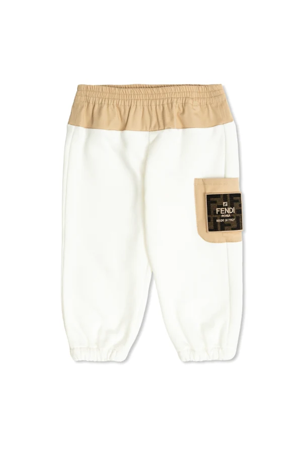 WEISS Jogginghose mit Tasche