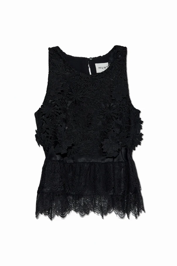 BLACK Lace top "Rachine"