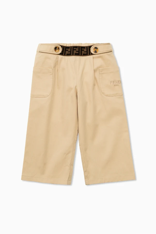 BEIGE Baumwollhose mit Taschen