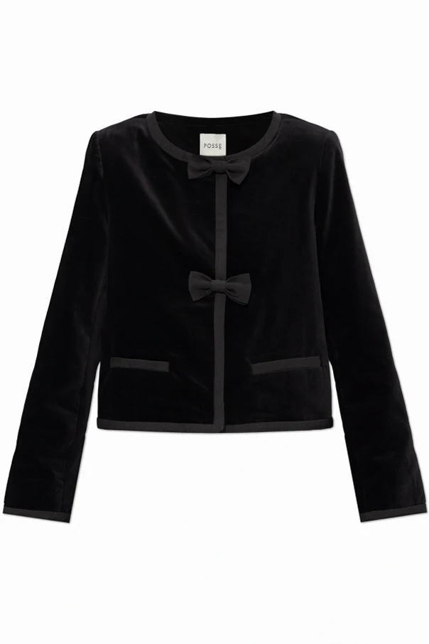 SCHWARZ Samtjacke „Quincy“