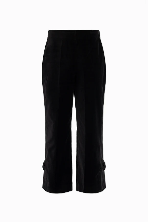 SCHWARZ Samt-Hose „Quincy“