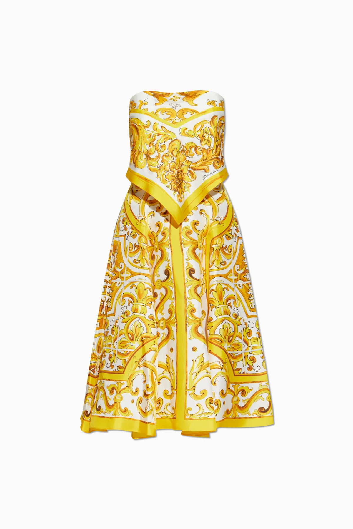 Dress with 'Majolica' print