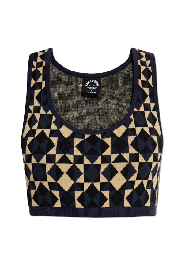 GRANATOWY Top `Cosmo`