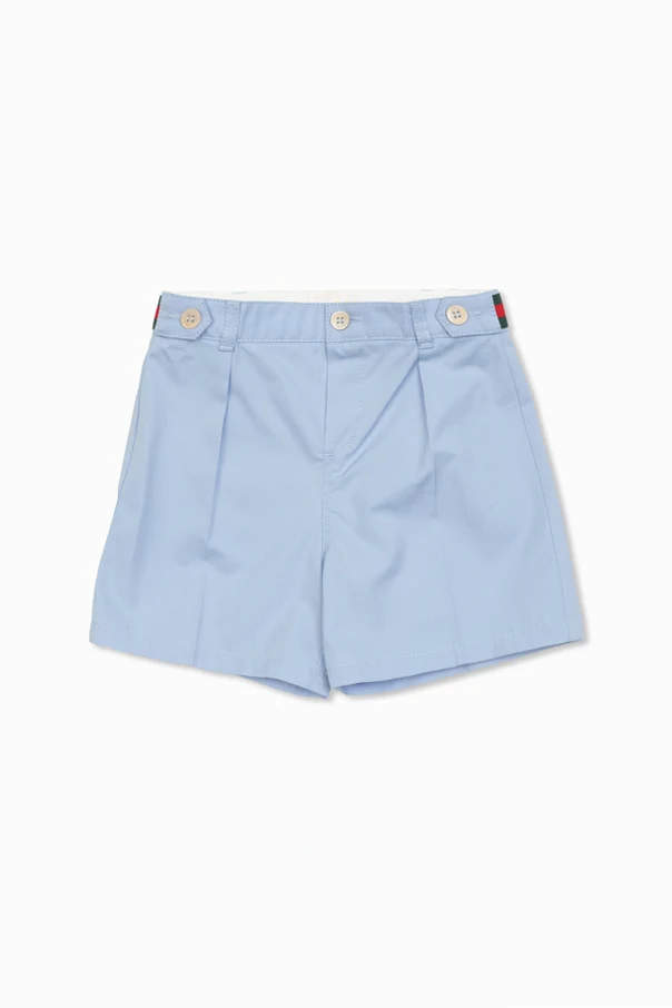 light blue Cotton shorts