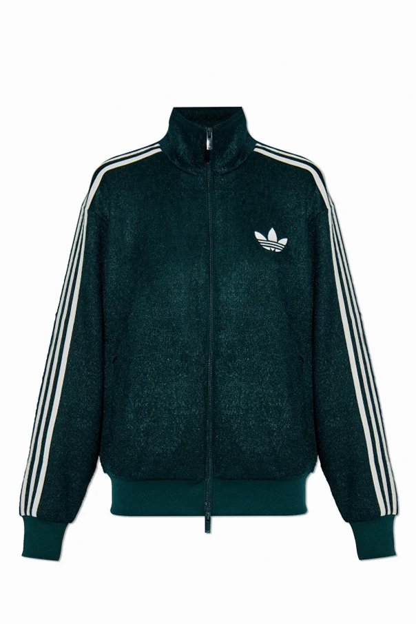 ZIELONY Bluza ze stójką