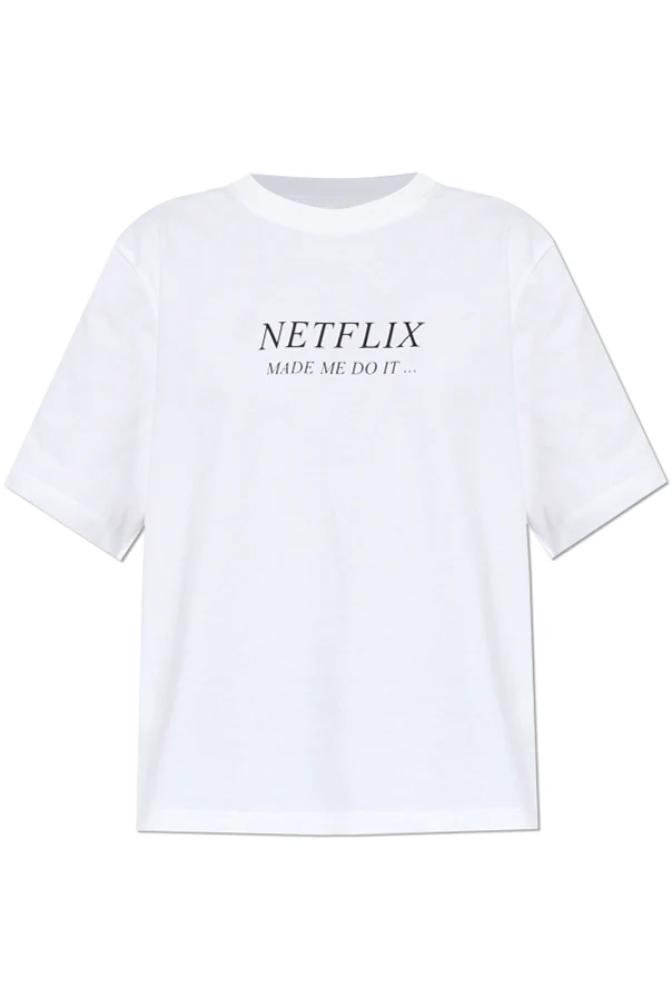 WEISS T-Shirt mit Aufdruck