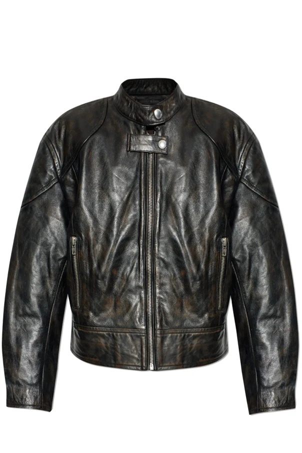 SCHWARZ Lederjacke „Alita“