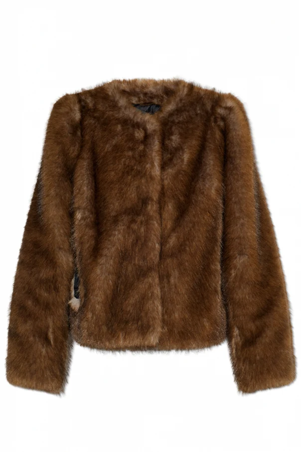 BLACK "Sadie" faux fur