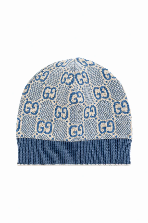 BLAU Mütze mit GG-Muster