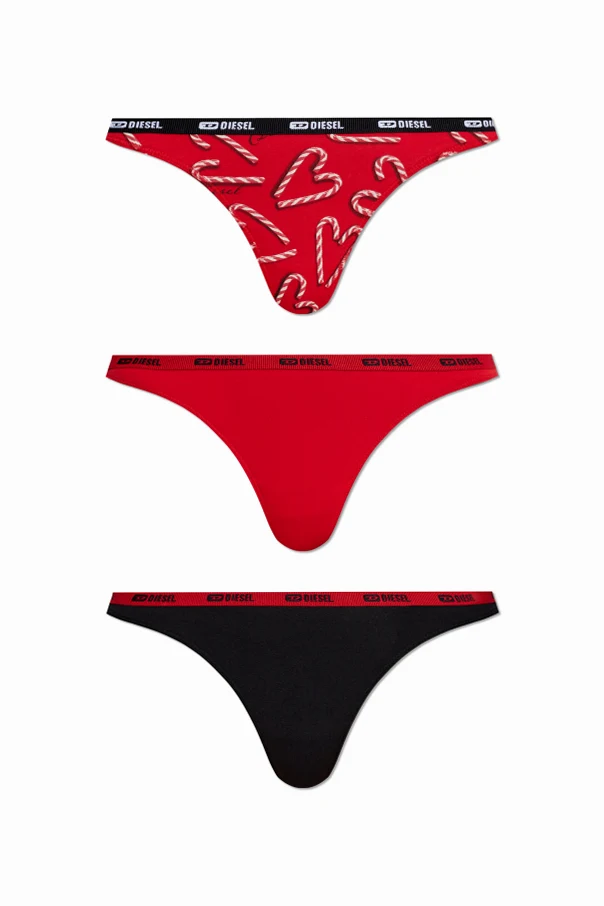 MULTICOLOUR 3-pack of thongs "STARS-UTLT-3PACK"