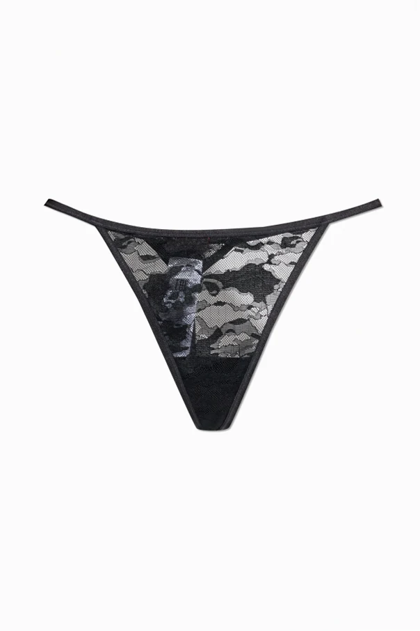 CZARNY Stringi `STACY-UTLT`