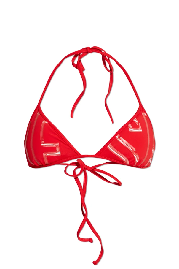 CZERWONY Góra od kostiumu kąpielowego `KATE-D-CORE`