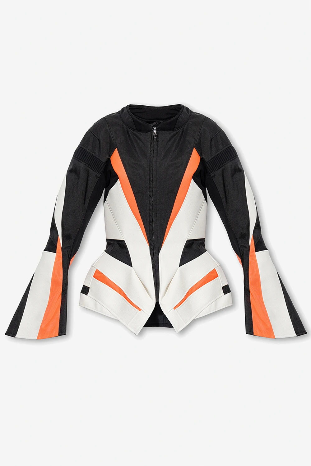 Jacket with flared sleeves