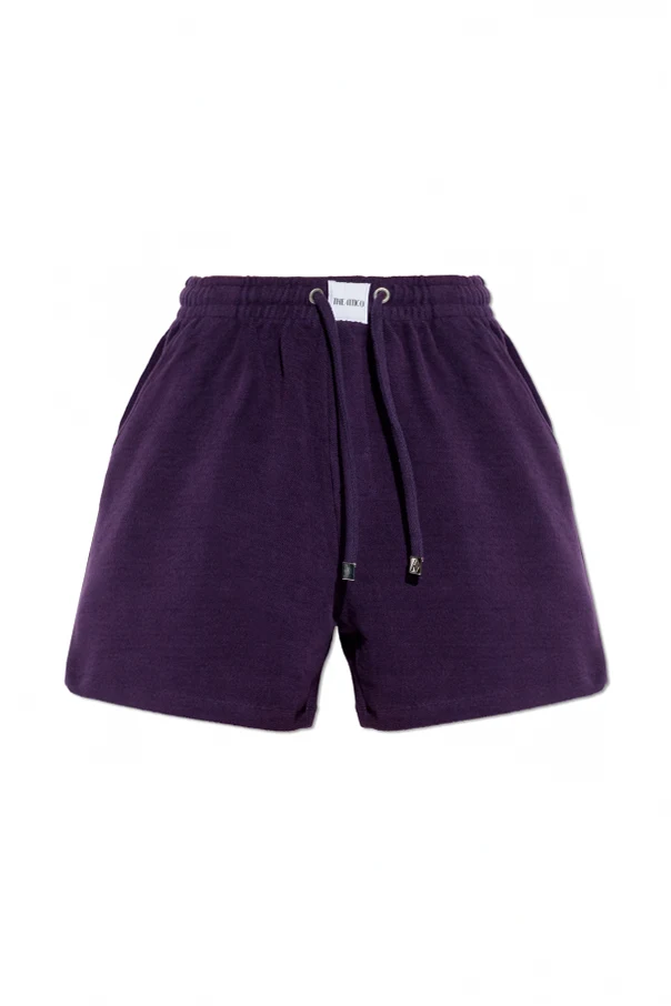 LILA Shorts mit Logo