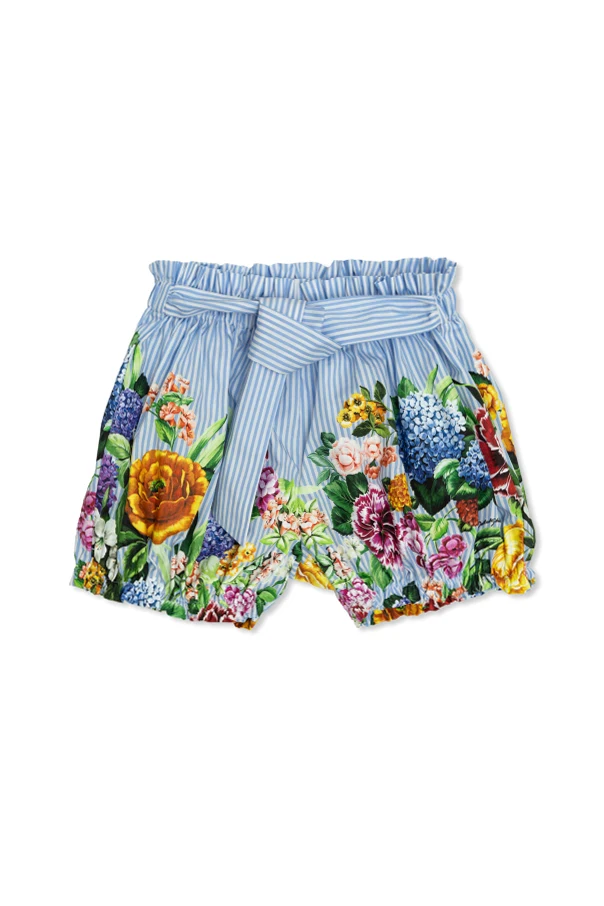 MULTICOLOUR Shorts with floral motif