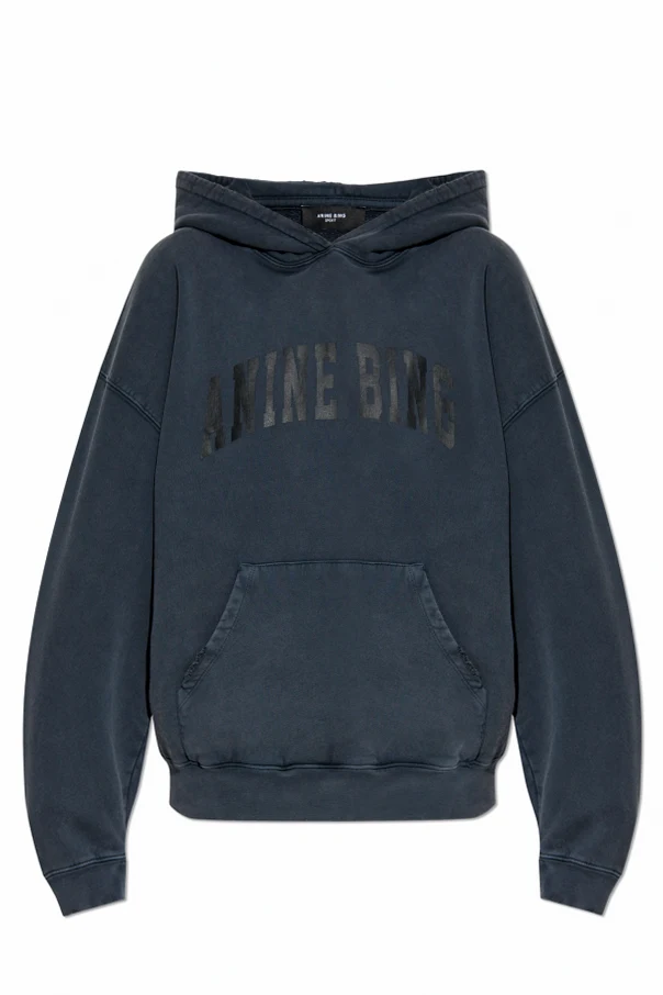 SCHWARZ Sweatshirt mit Harvey-Logo