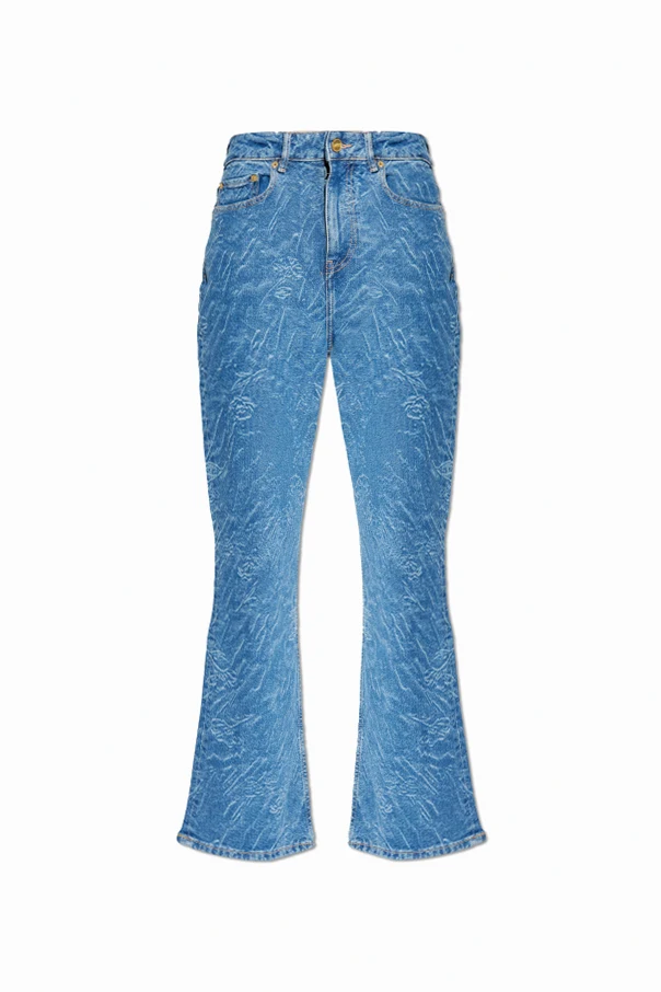 BLUE Flared-leg jeans