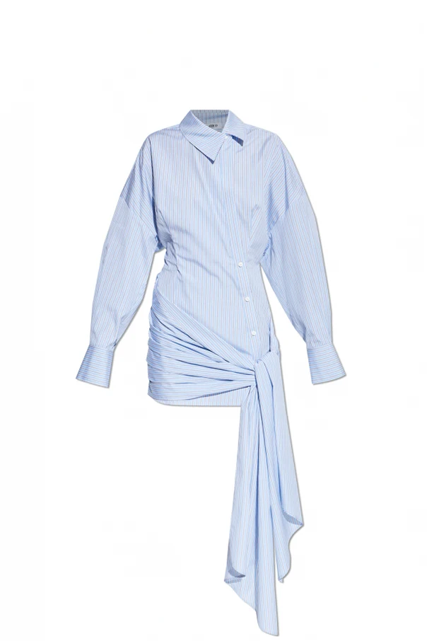 HELLBLAU Kleid mit Streifenmuster