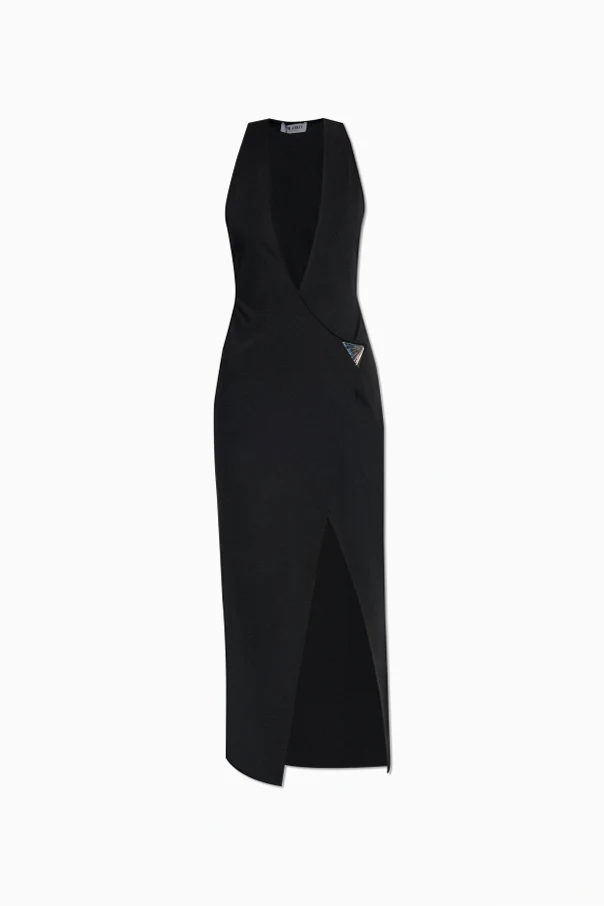 SCHWARZ Ärmelloses Kleid