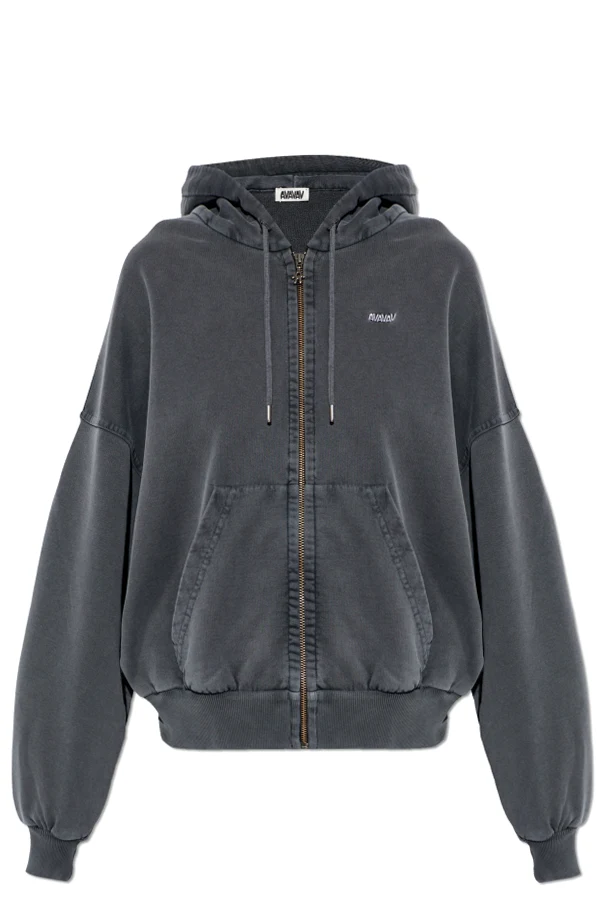 GRAU Sweatshirt mit Logo