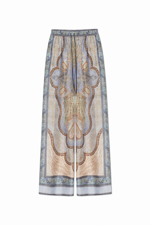 MEHRFARBIG Seidenhose „Wanderlust Relaxed“