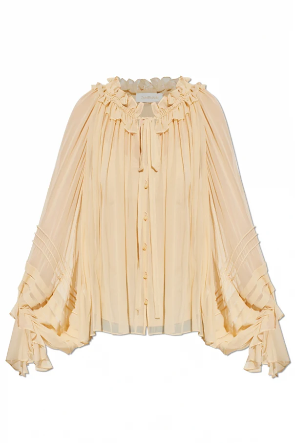 BEIGE Seidenhemd „Rebellion Corded“