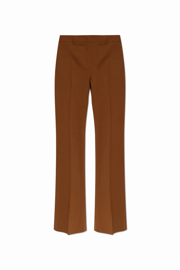 BROWN Wool trousers