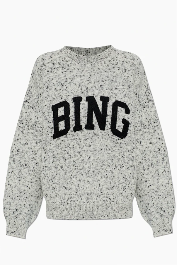 GRAU Pullover mit Logo
