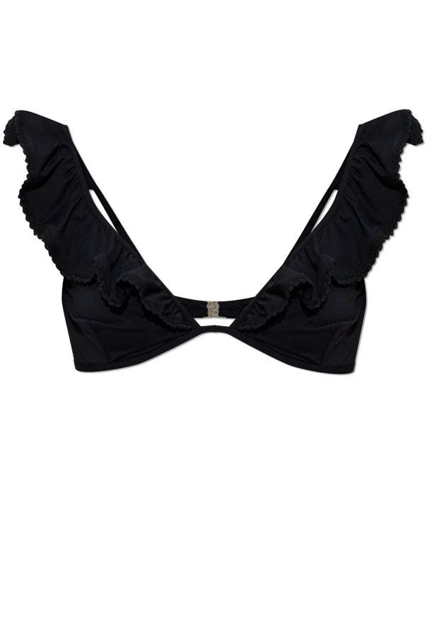 CZARNY Góra od kostiumu kąpielowego `Pompano`