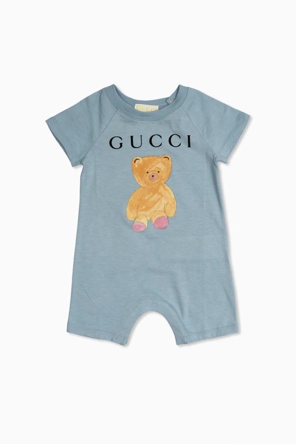 light blue Printed bodysuit