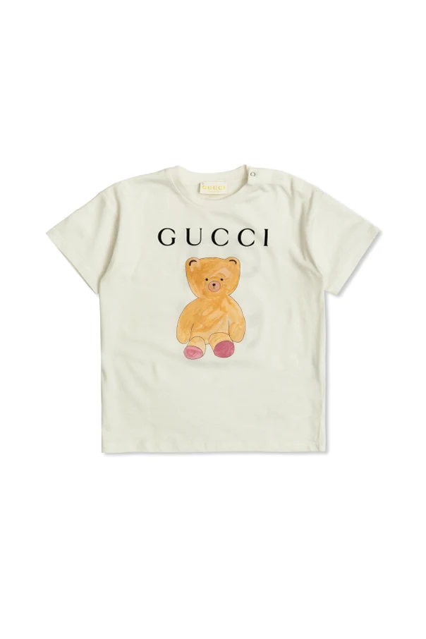 WHITE T-shirt with print