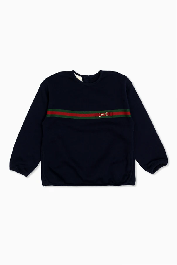 NAVY BLUE Sweatshirt with 'Web' motif