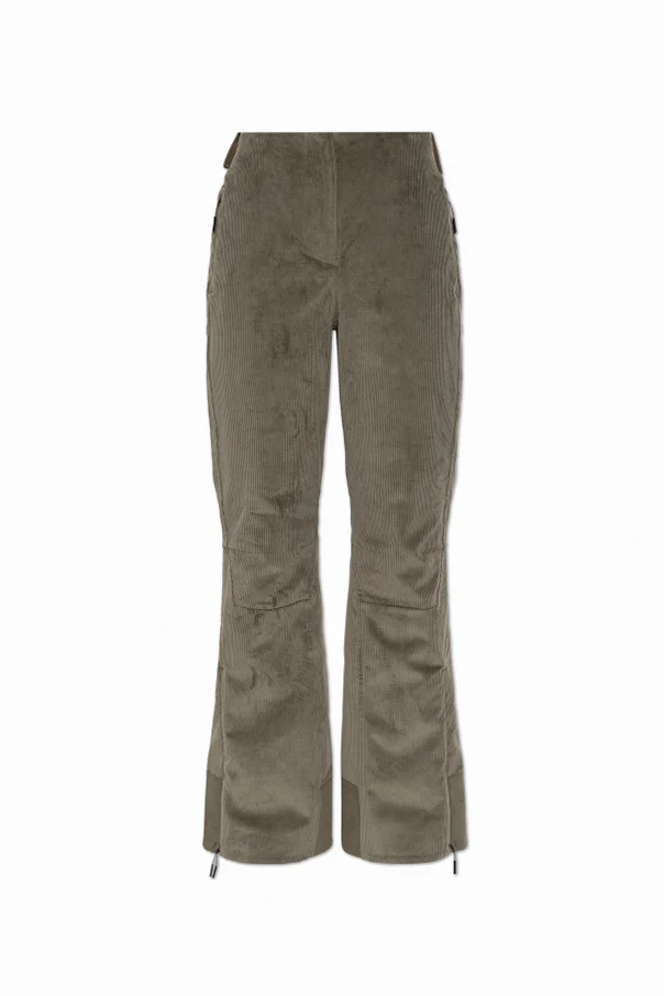 GREEN Ribbed ski pants "Akuna"