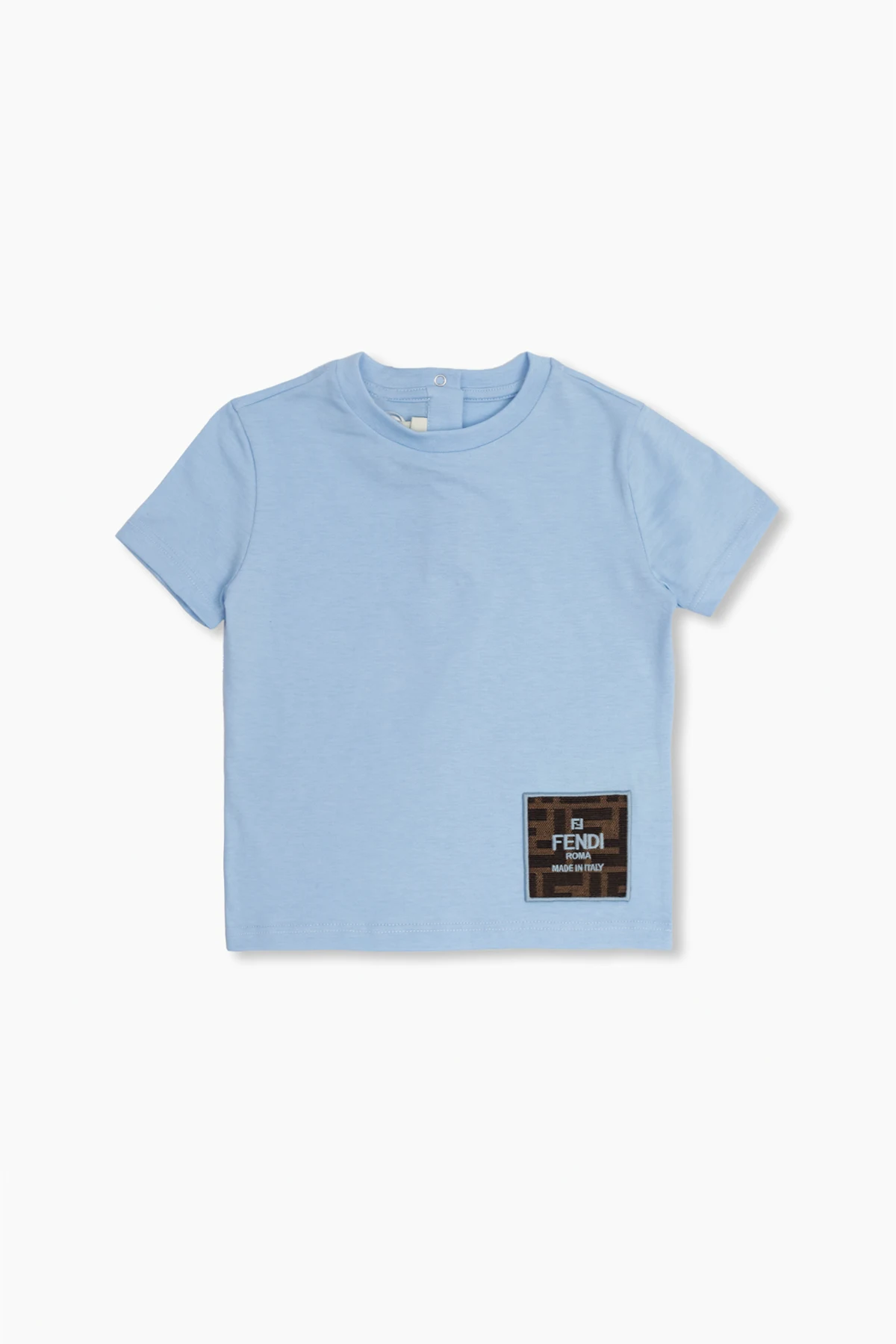 T-shirt with logo patch