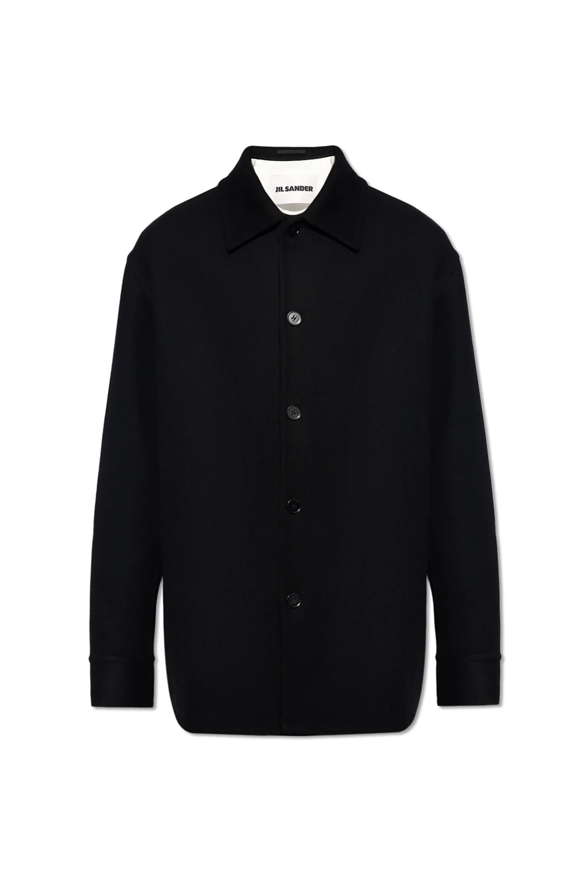 Cashmere shirt jacket