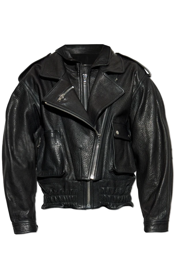 CZARNY Skórzana kurtka `Aneli`