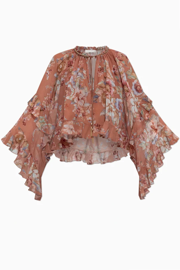 ROSA Top mit Blumenmuster
