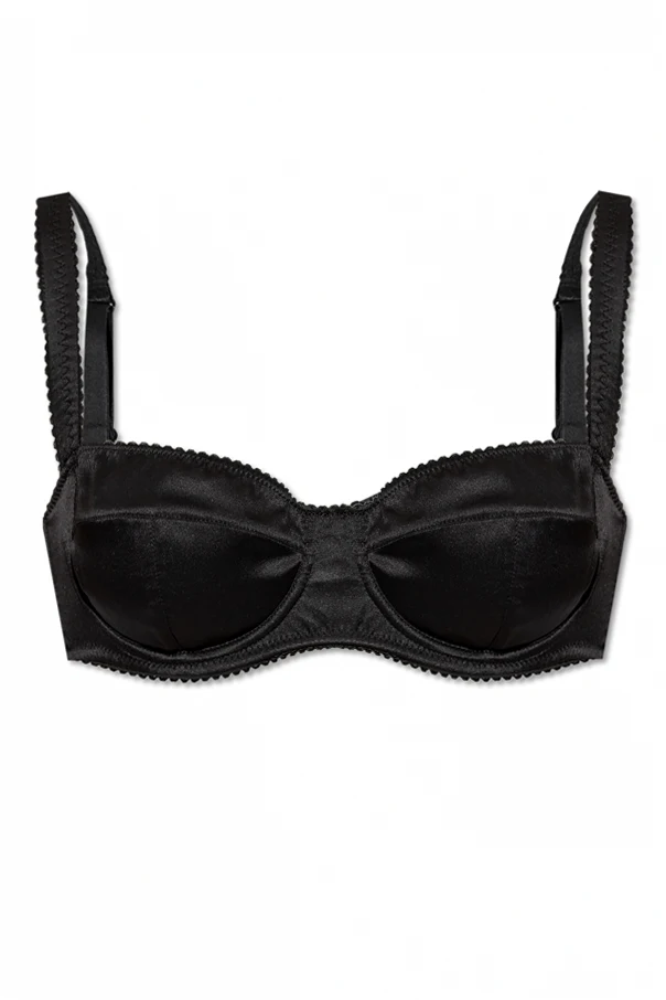 BRĄZOWY Jedwabny stanik