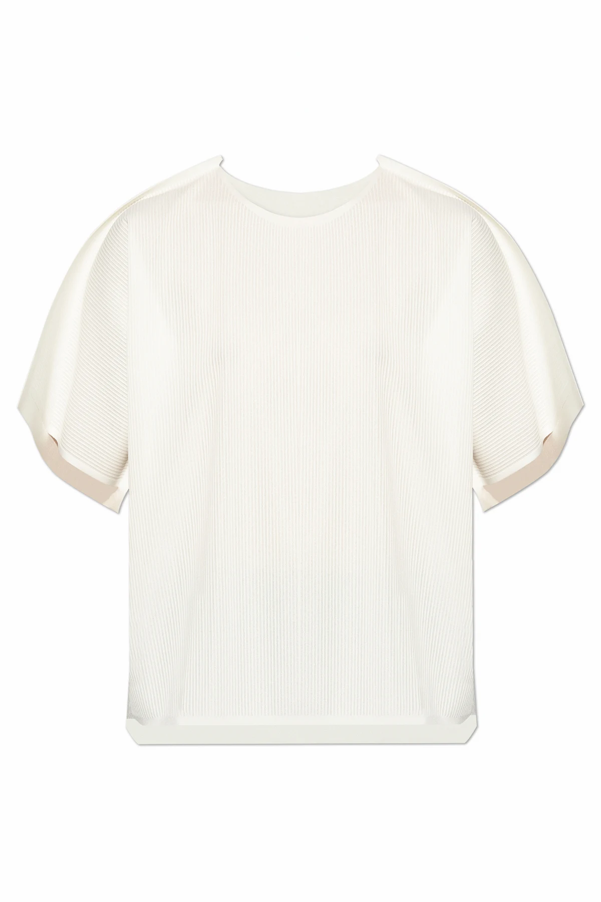 Prążkowany t-shirt